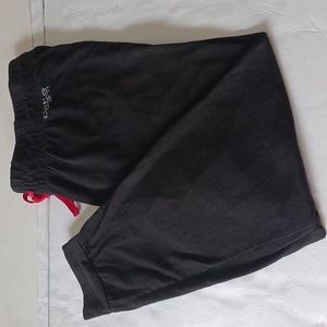 BEBE Sport Joggers Elastic Draw String Waist Black Plus Size 1X